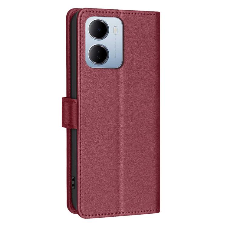 For Redmi 15a 5G Litchi Texture RFID Anti-theft Leather Phone Case