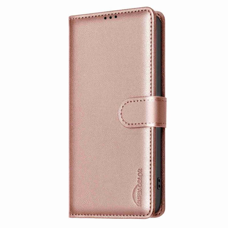 For Redmi 15a 5G Litchi Texture RFID Anti-theft Leather Phone Case