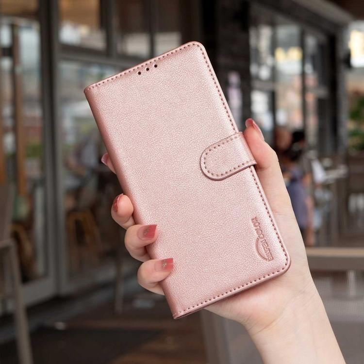 For Redmi 15a 5G Litchi Texture RFID Anti-theft Leather Phone Case