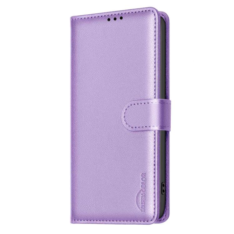 For Redmi 15a 5G Litchi Texture RFID Anti-theft Leather Phone Case