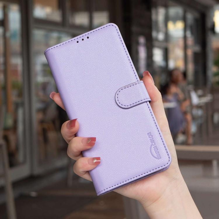 For Redmi 15a 5G Litchi Texture RFID Anti-theft Leather Phone Case
