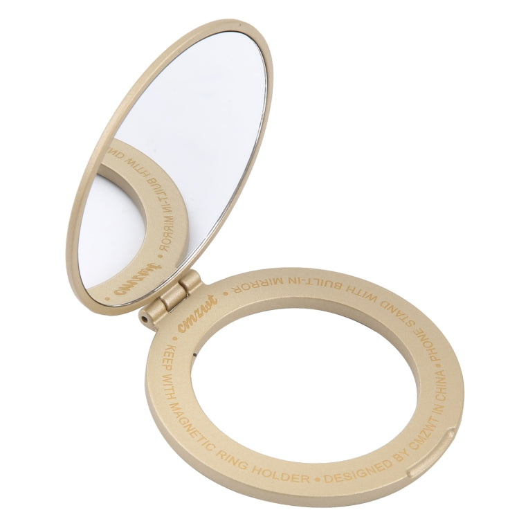 CPS-053 Magnetic Folding Phone Ring Holder with Mirror
