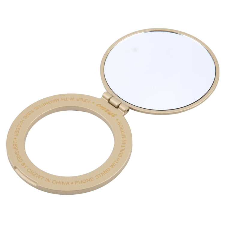 CPS-053 Magnetic Folding Phone Ring Holder with Mirror
