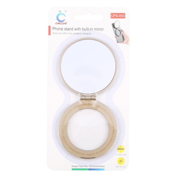 CPS-053 Magnetic Folding Phone Ring Holder with Mirror