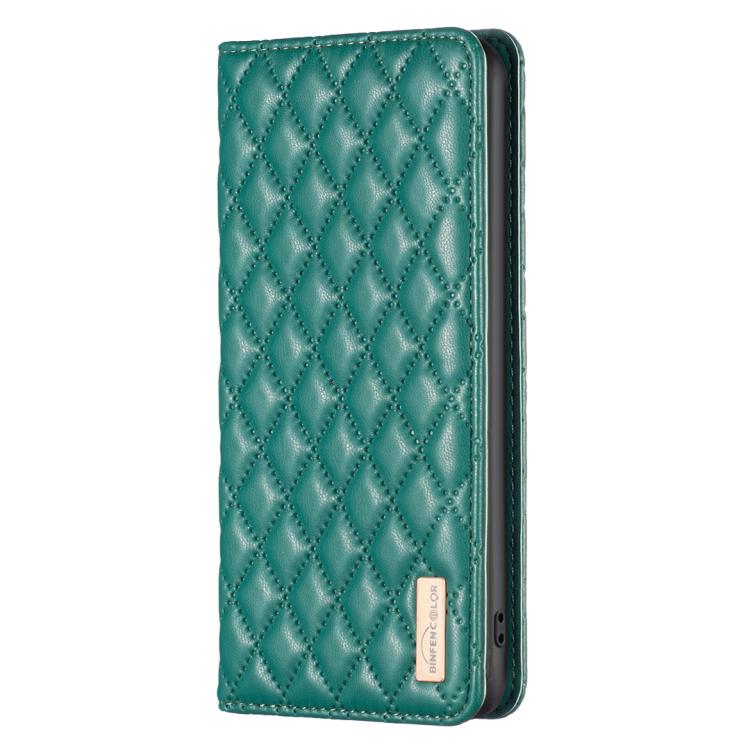 For Redmi Note 14 4G 163.25mm Diamond Lattice Magnetic Leather Flip Phone Case
