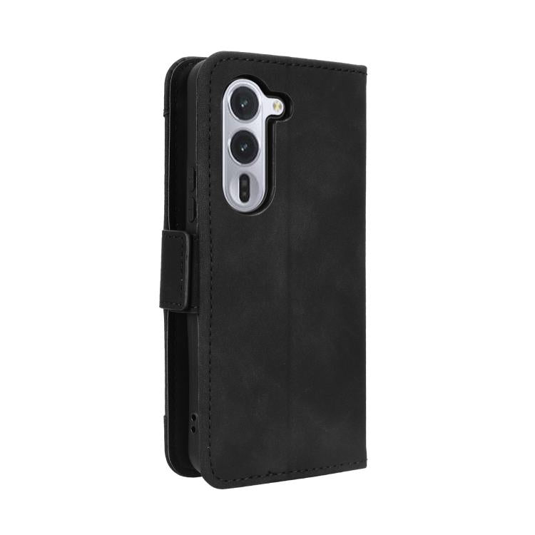 For Fujitsu Arrows Alpha F-51F Skin Feel Calf Texture Card Slots Leather Phone Case