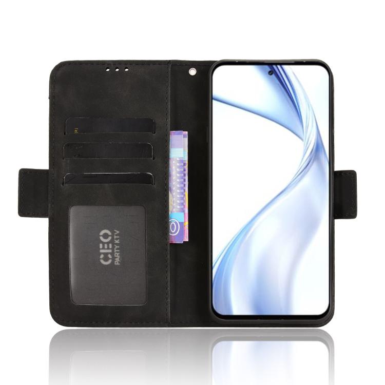For Fujitsu Arrows Alpha F-51F Skin Feel Calf Texture Card Slots Leather Phone Case