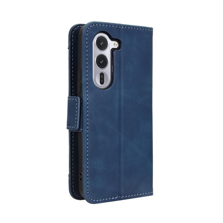 For Fujitsu Arrows Alpha F-51F Skin Feel Calf Texture Card Slots Leather Phone Case
