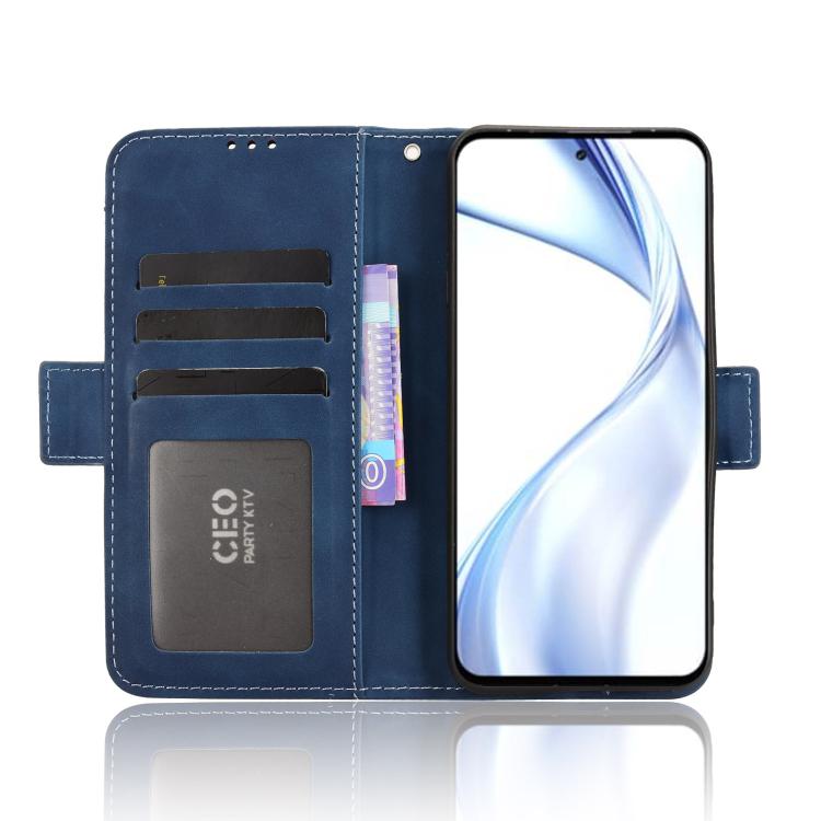 For Fujitsu Arrows Alpha F-51F Skin Feel Calf Texture Card Slots Leather Phone Case