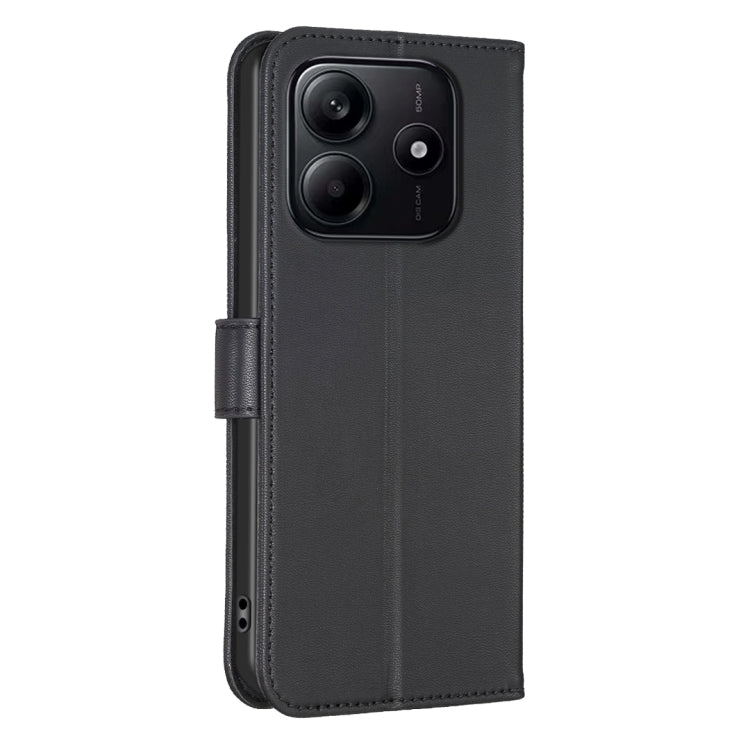 For Redmi Note 14 5G Four-leaf Embossed Leather Phone Case