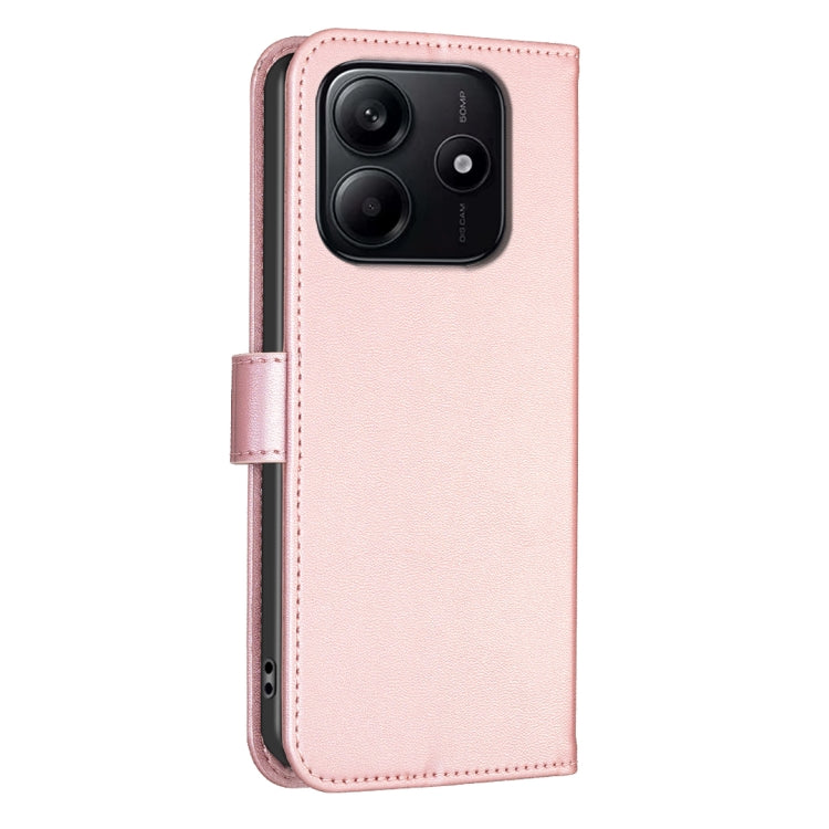 For Redmi Note 14 5G Four-leaf Embossed Leather Phone Case