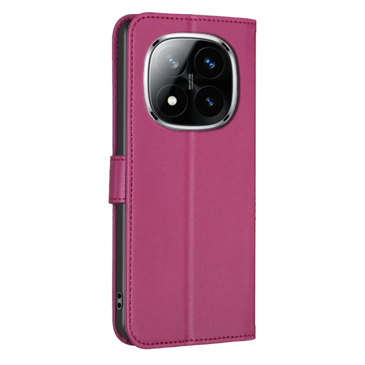 For Redmi Note 14 Pro 5G / Note 14 Pro+ 5G Four-leaf Embossed Leather Phone Case