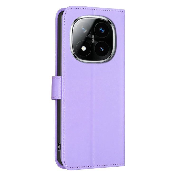 For Redmi Note 14 Pro 5G / Note 14 Pro+ 5G Four-leaf Embossed Leather Phone Case