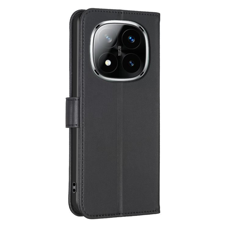 For Redmi Note 14 Pro 4G Four-leaf Embossed Leather Phone Case