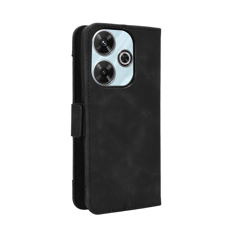 For Redmi 13 4G / Note 13R 5G Skin Feel Calf Texture Card Slots Leather Phone Case