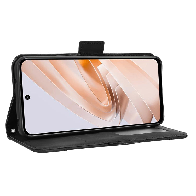 For Redmi 13 4G / Note 13R 5G Skin Feel Calf Texture Card Slots Leather Phone Case