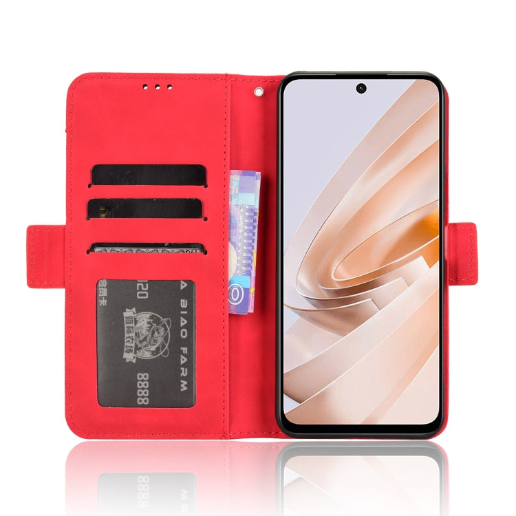 For Redmi 13 4G / Note 13R 5G Skin Feel Calf Texture Card Slots Leather Phone Case