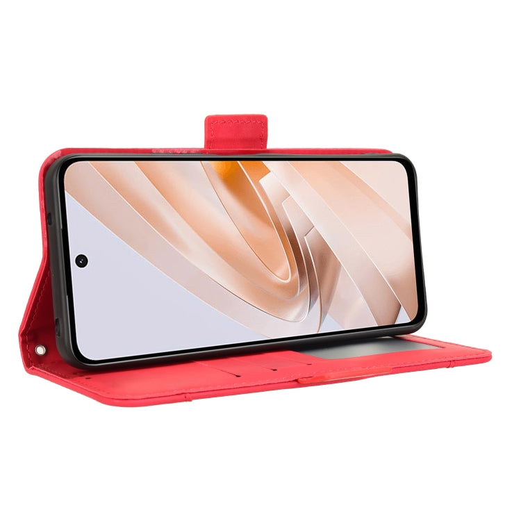 For Redmi 13 4G / Note 13R 5G Skin Feel Calf Texture Card Slots Leather Phone Case