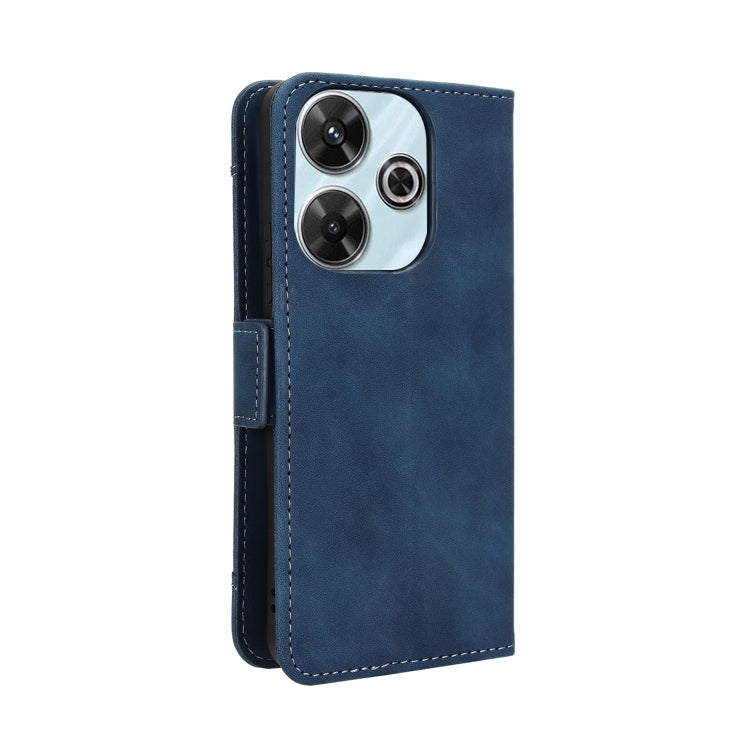 For Redmi 13 4G / Note 13R 5G Skin Feel Calf Texture Card Slots Leather Phone Case