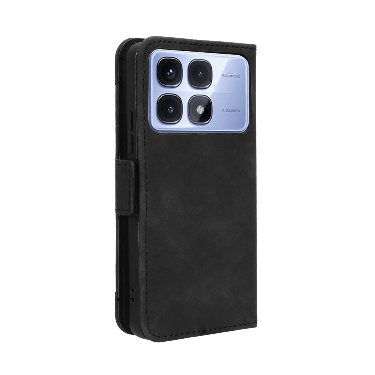 For Redmi K70 Ultra Skin Feel Calf Texture Card Slots Leather Phone Case