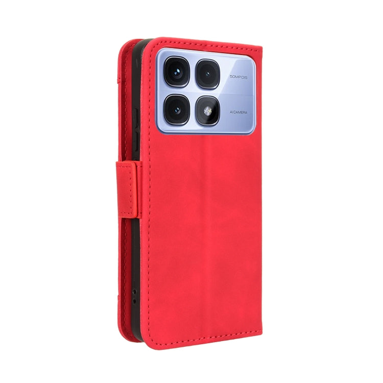For Redmi K70 Ultra Skin Feel Calf Texture Card Slots Leather Phone Case