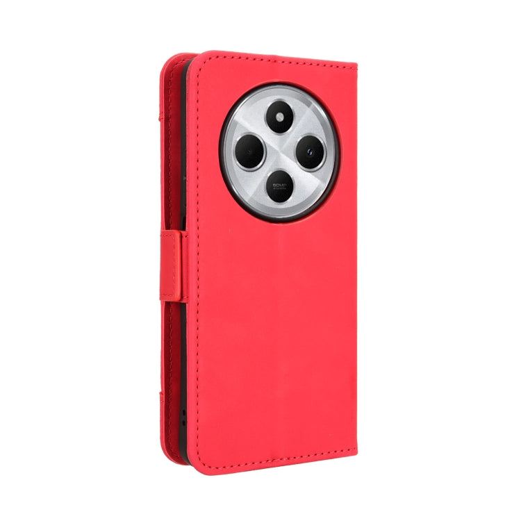 For Redmi 14C 4G Skin Feel Calf Texture Card Slots Leather Phone Case