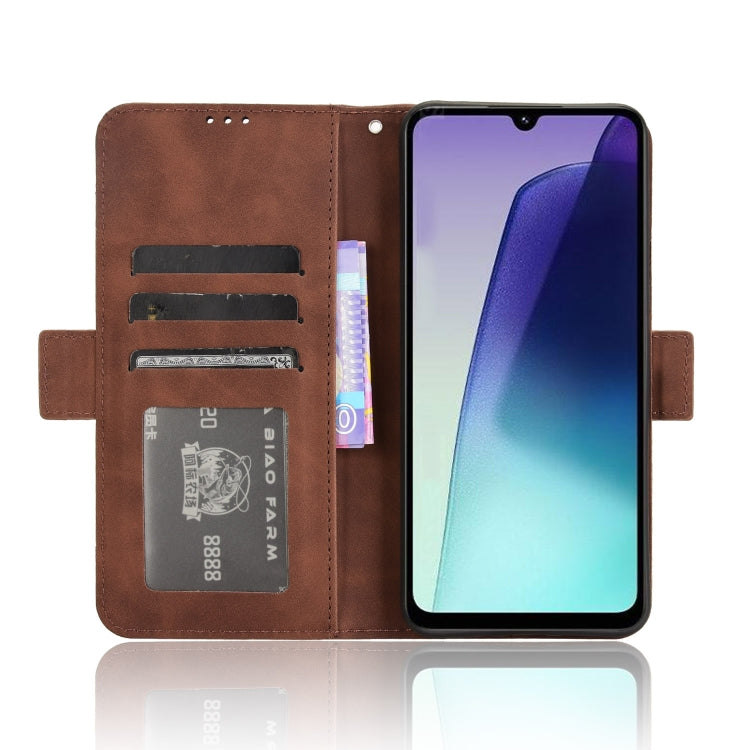 For Redmi 14C 4G Skin Feel Calf Texture Card Slots Leather Phone Case
