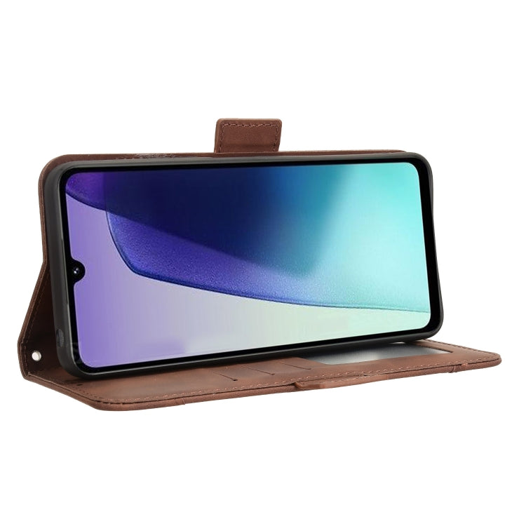 For Redmi 14C 4G Skin Feel Calf Texture Card Slots Leather Phone Case
