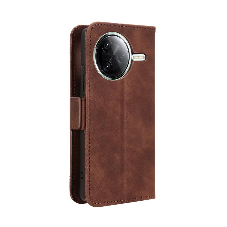 For Redmi K80 / K80 Pro Skin Feel Calf Texture Card Slots Leather Phone Case