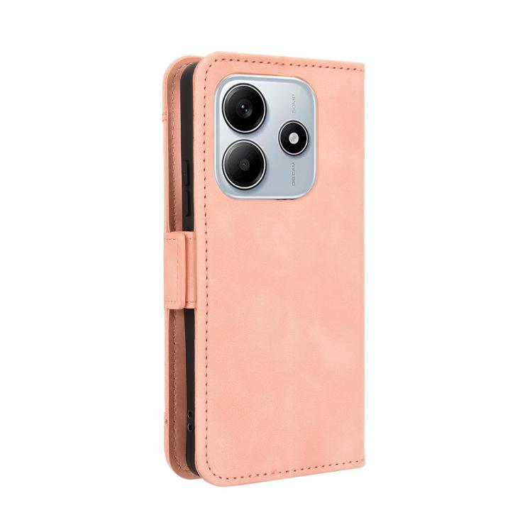 For Redmi Note 14 4G Global 163.25mm Skin Feel Calf Texture Card Slots Leather Phone Case