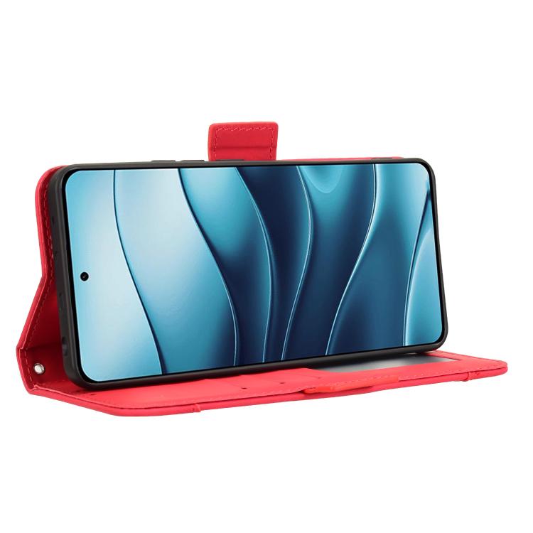 For Redmi Note 14 4G Global 163.25mm Skin Feel Calf Texture Card Slots Leather Phone Case