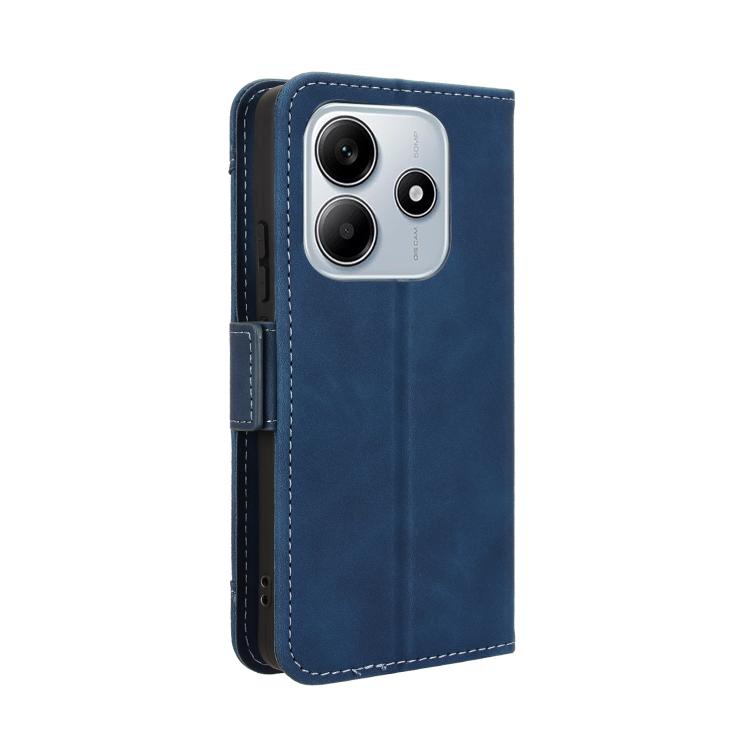 For Redmi Note 14 4G Global 163.25mm Skin Feel Calf Texture Card Slots Leather Phone Case