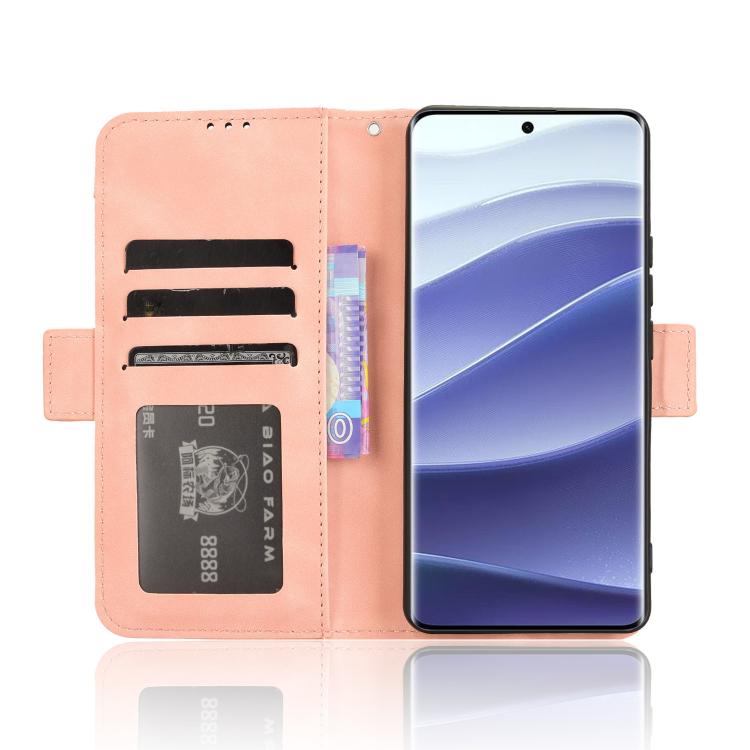 For Redmi Note 14 Pro+ 5G Skin Feel Calf Texture Card Slots Leather Phone Case