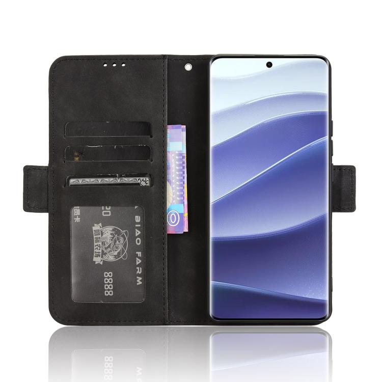 For Redmi Note 14 Pro+ 5G Skin Feel Calf Texture Card Slots Leather Phone Case