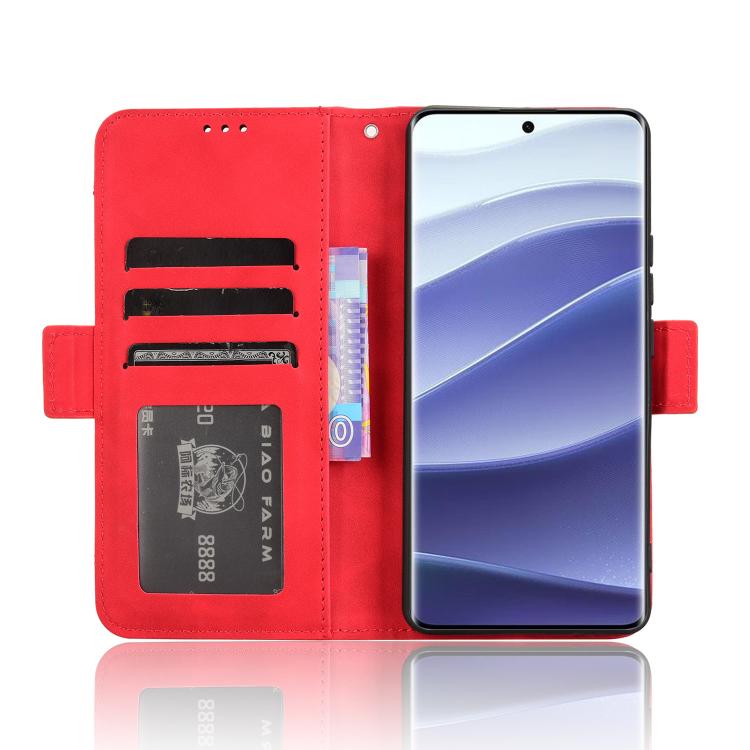 For Redmi Note 14 Pro+ 5G Skin Feel Calf Texture Card Slots Leather Phone Case
