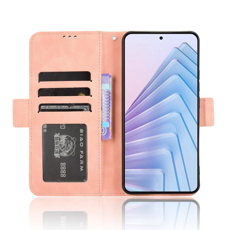 For Redmi Note 14 4G 164.84mm EU Version Skin Feel Calf Texture Card Slots Leather Phone Case
