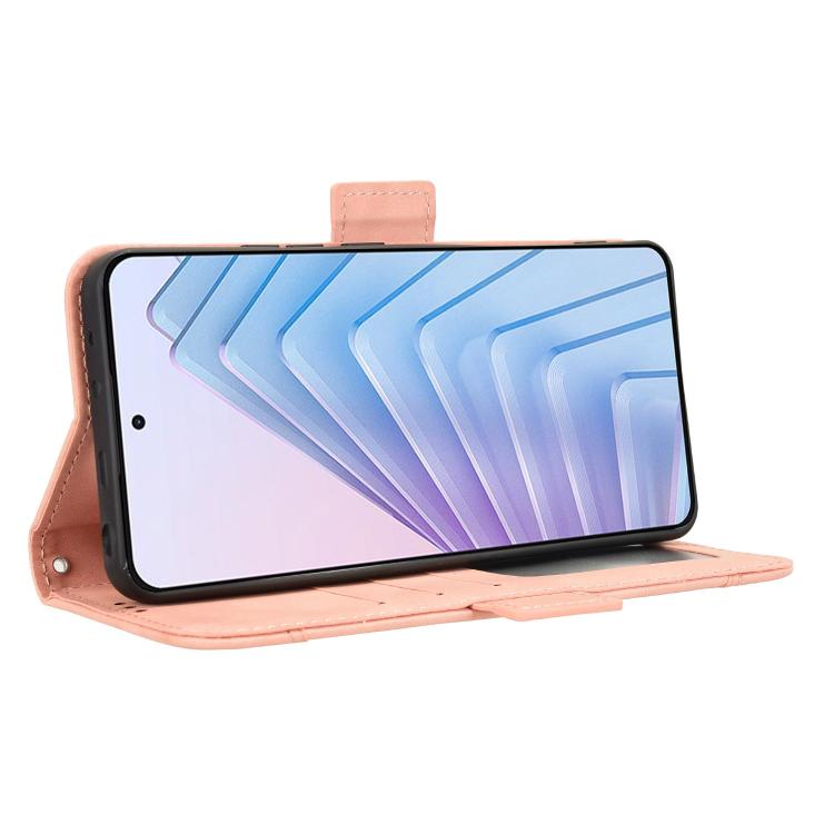 For Redmi Note 14 4G 164.84mm EU Version Skin Feel Calf Texture Card Slots Leather Phone Case