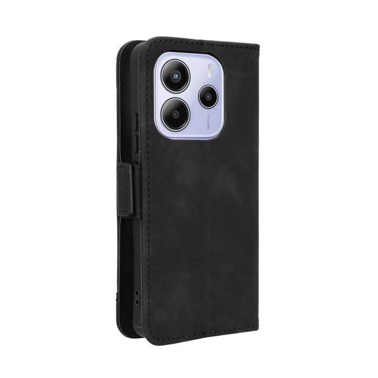 For Redmi Note 14 4G 164.84mm EU Version Skin Feel Calf Texture Card Slots Leather Phone Case