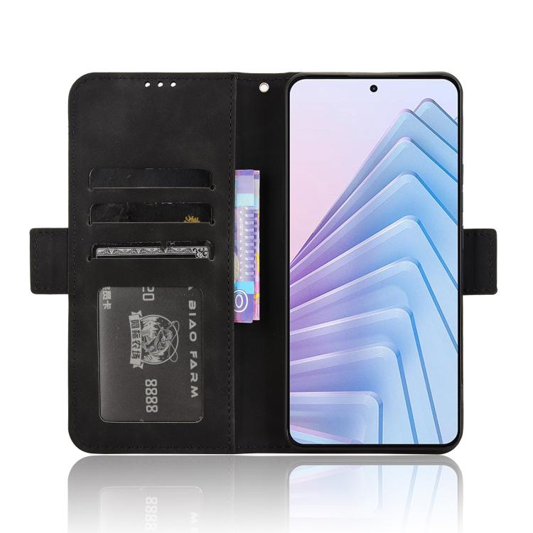 For Redmi Note 14 4G 164.84mm EU Version Skin Feel Calf Texture Card Slots Leather Phone Case