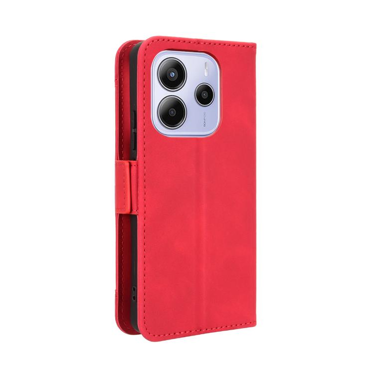 For Redmi Note 14 4G 164.84mm EU Version Skin Feel Calf Texture Card Slots Leather Phone Case