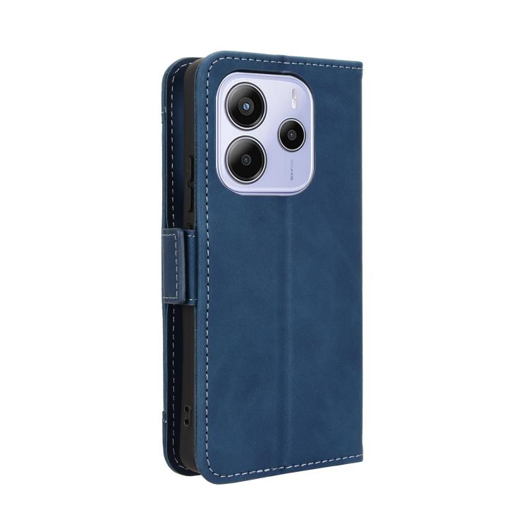 For Redmi Note 14 4G 164.84mm EU Version Skin Feel Calf Texture Card Slots Leather Phone Case