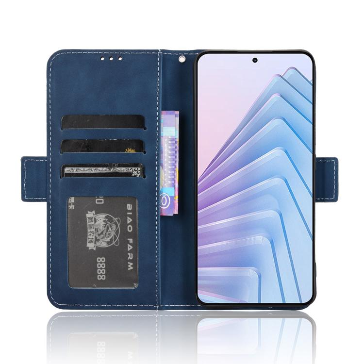 For Redmi Note 14 4G 164.84mm EU Version Skin Feel Calf Texture Card Slots Leather Phone Case
