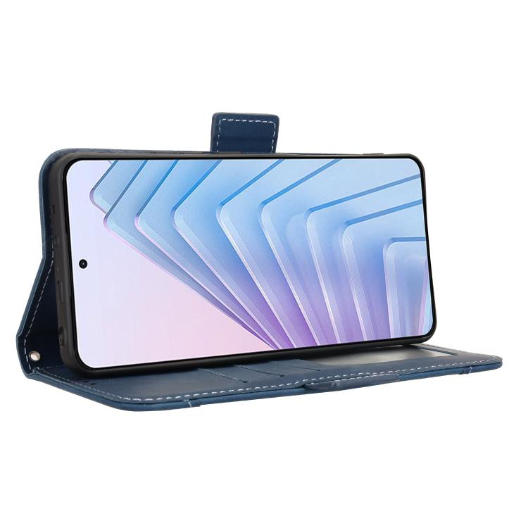 For Redmi Note 14 4G 164.84mm EU Version Skin Feel Calf Texture Card Slots Leather Phone Case