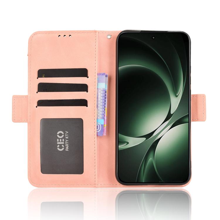 For Redmi K80 Ultra Skin Feel Calf Texture Card Slots Leather Phone Case