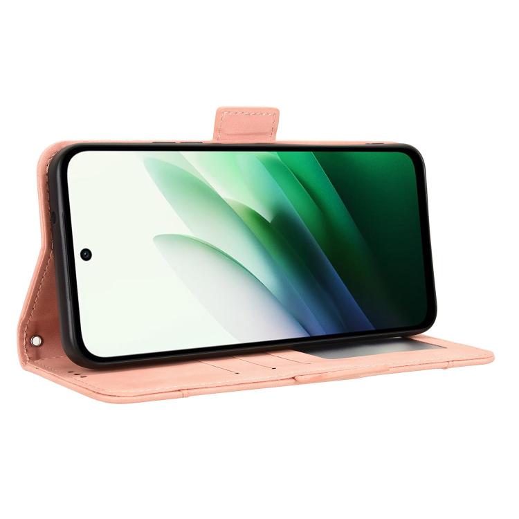 For Redmi 15 5G / 4G EU 171mm Skin Feel Calf Texture Card Slots Leather Phone Case