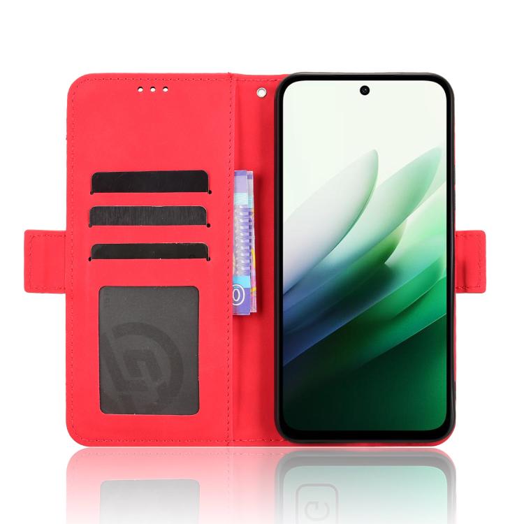 For Redmi 15 5G / 4G EU 171mm Skin Feel Calf Texture Card Slots Leather Phone Case