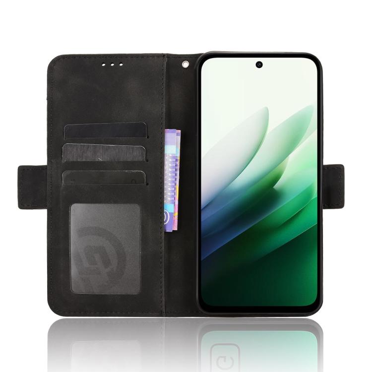 For Redmi 15 5G Global / 15 4G SEA 169.5mm Skin Feel Calf Texture Card Slots Leather Phone Case