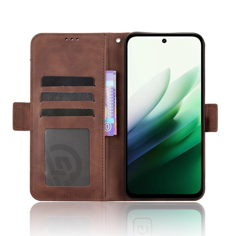 For Redmi 15 5G Global / 15 4G SEA 169.5mm Skin Feel Calf Texture Card Slots Leather Phone Case