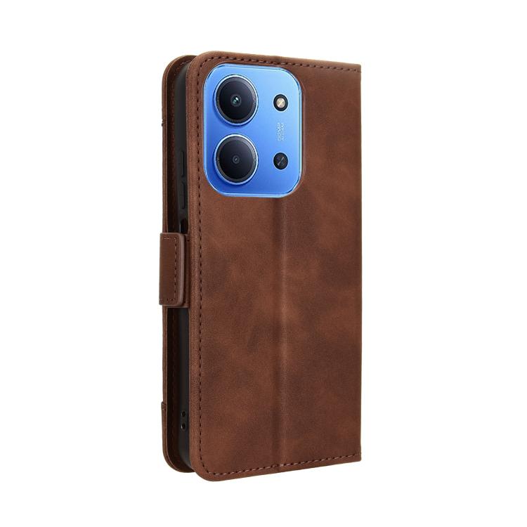 For Redmi 15C 5G / 4G Global 171mm / Poco C85 4G Skin Feel Calf Texture Card Slots Leather Phone Case