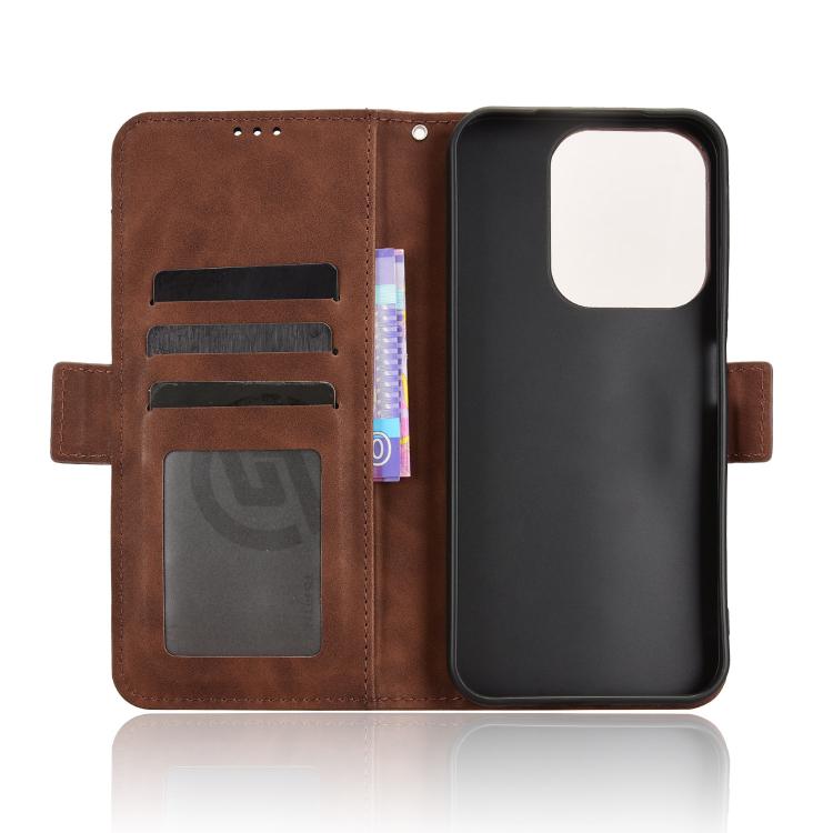 For Redmi 15C 5G / 4G Global 171mm / Poco C85 4G Skin Feel Calf Texture Card Slots Leather Phone Case